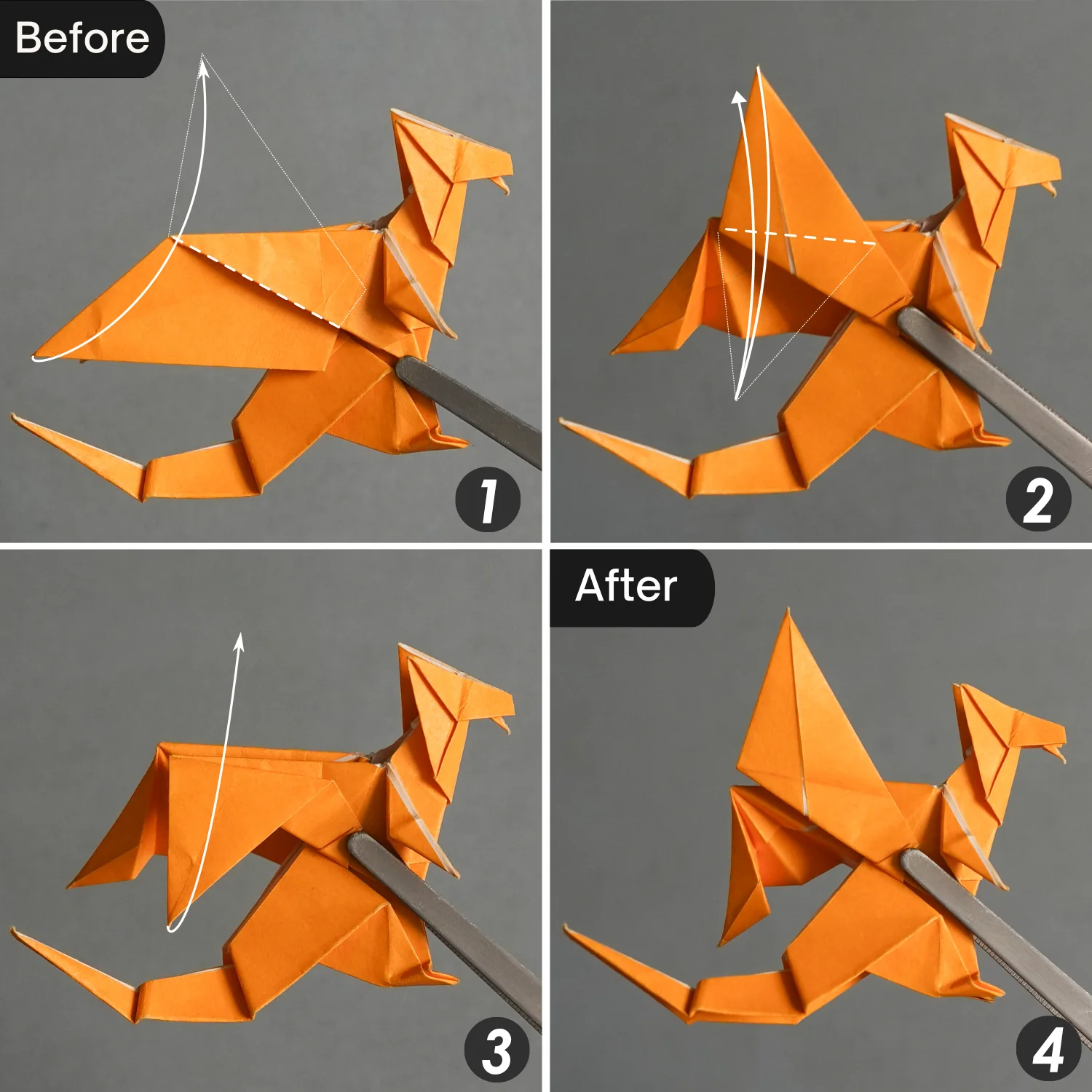Origami Charizard | Origamiok