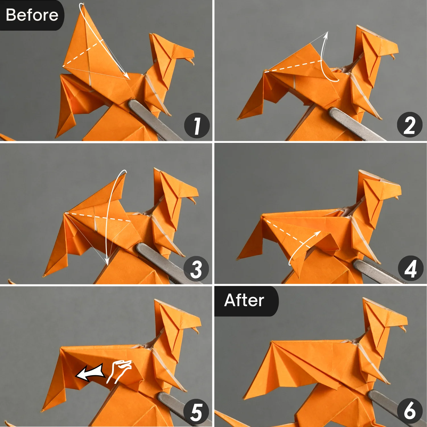 Origami Charizard | Origamiok