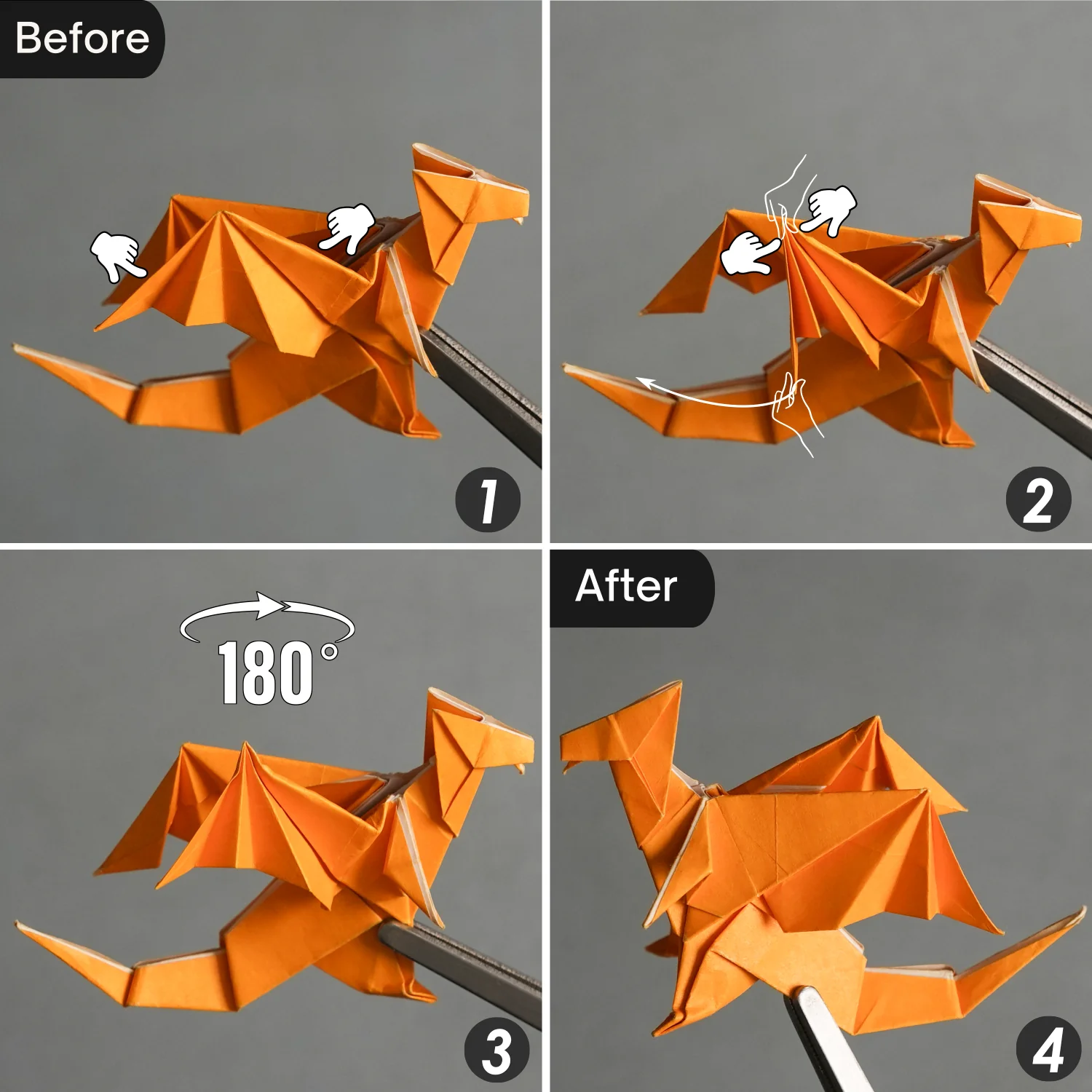 Origami Charizard | Origamiok