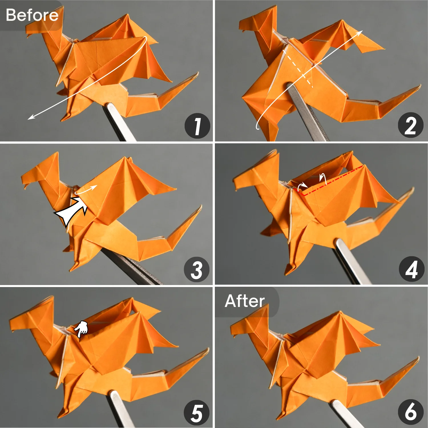 Origami Charizard | Origamiok