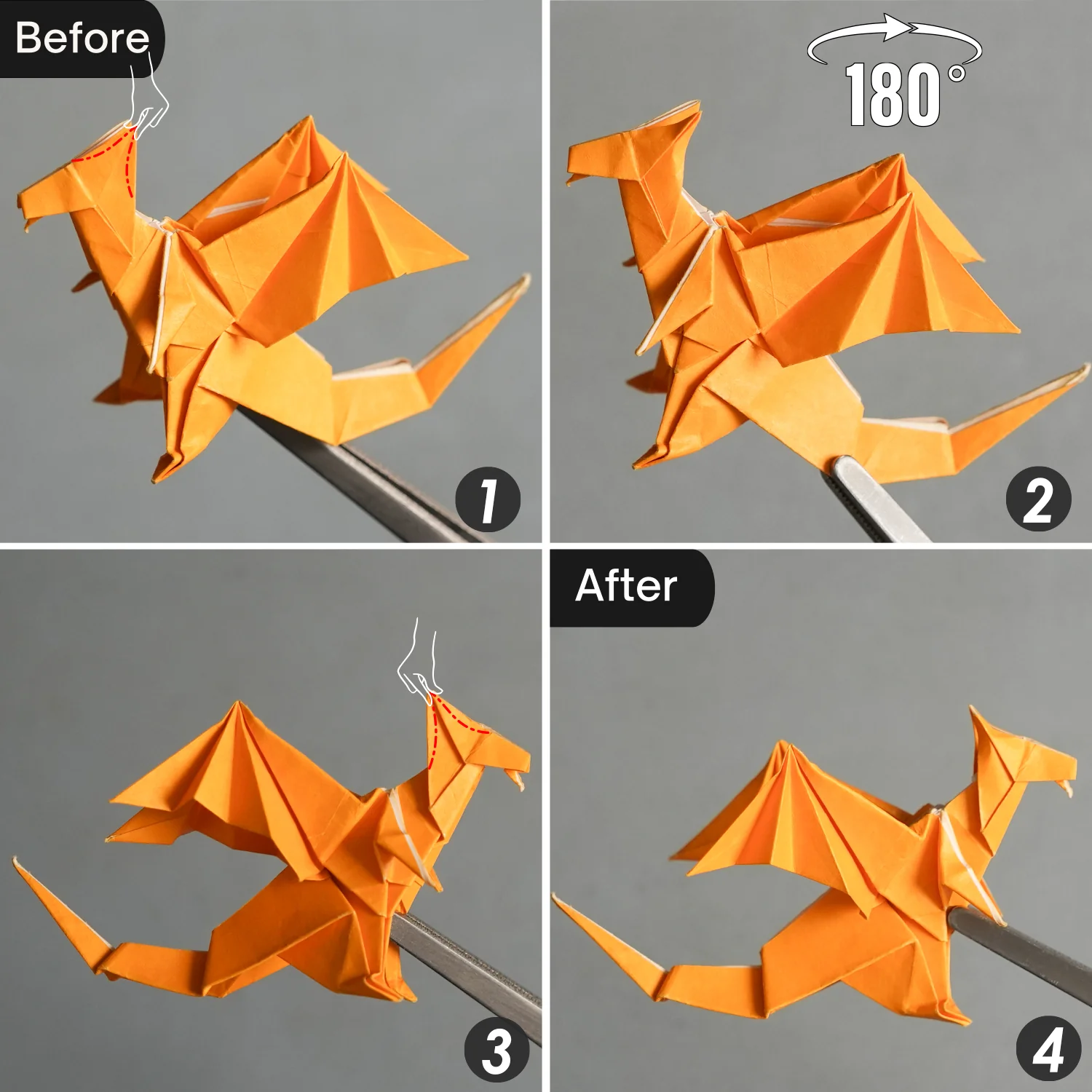 Origami Charizard | Origamiok