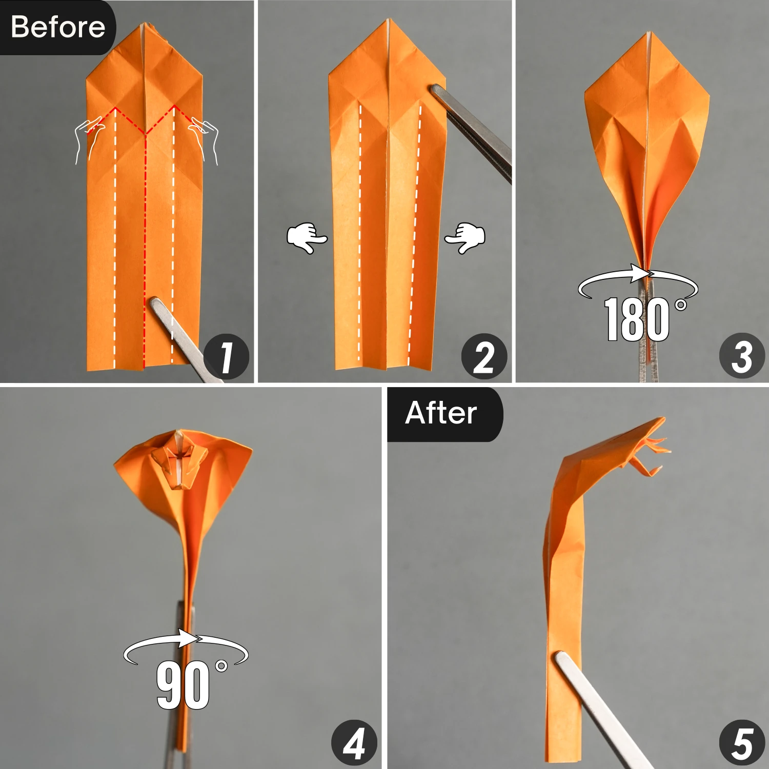 Origami Cobra | Origamiok