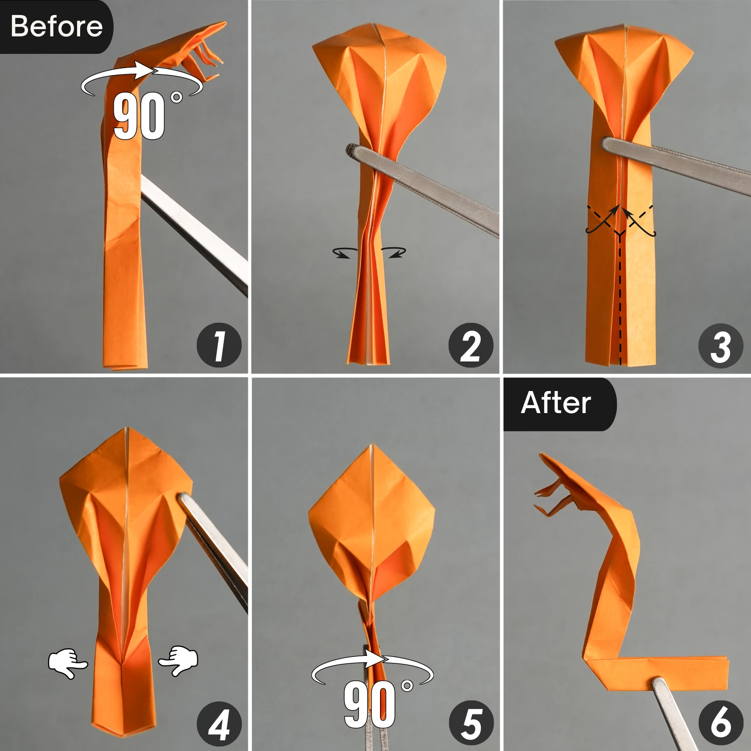 Origami Cobra | Origamiok