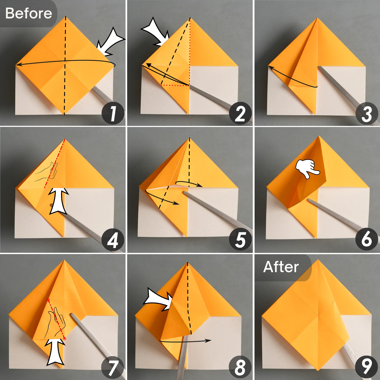 Origami Crane Bookmark | Origamiok