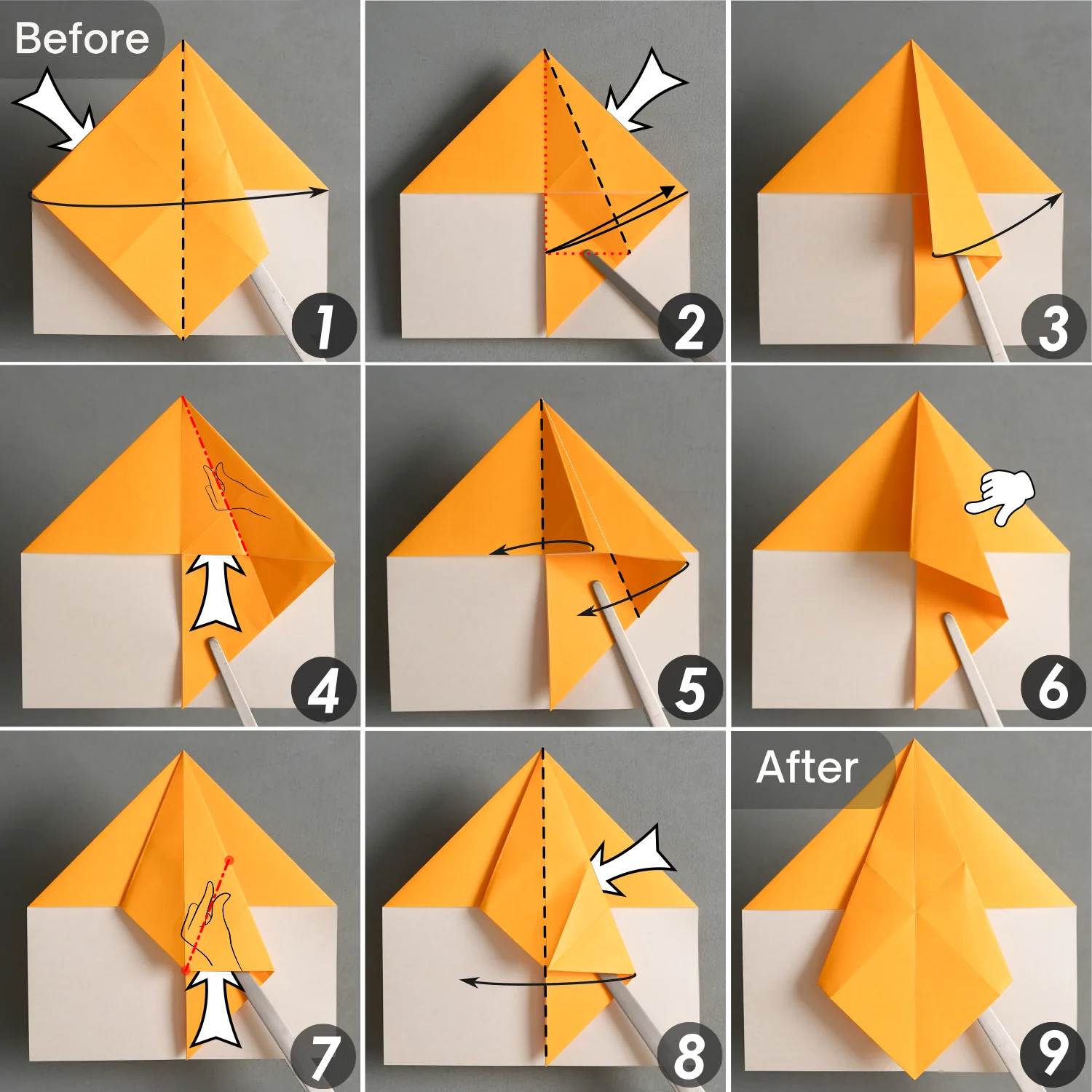 Origami Crane Bookmark | Origamiok