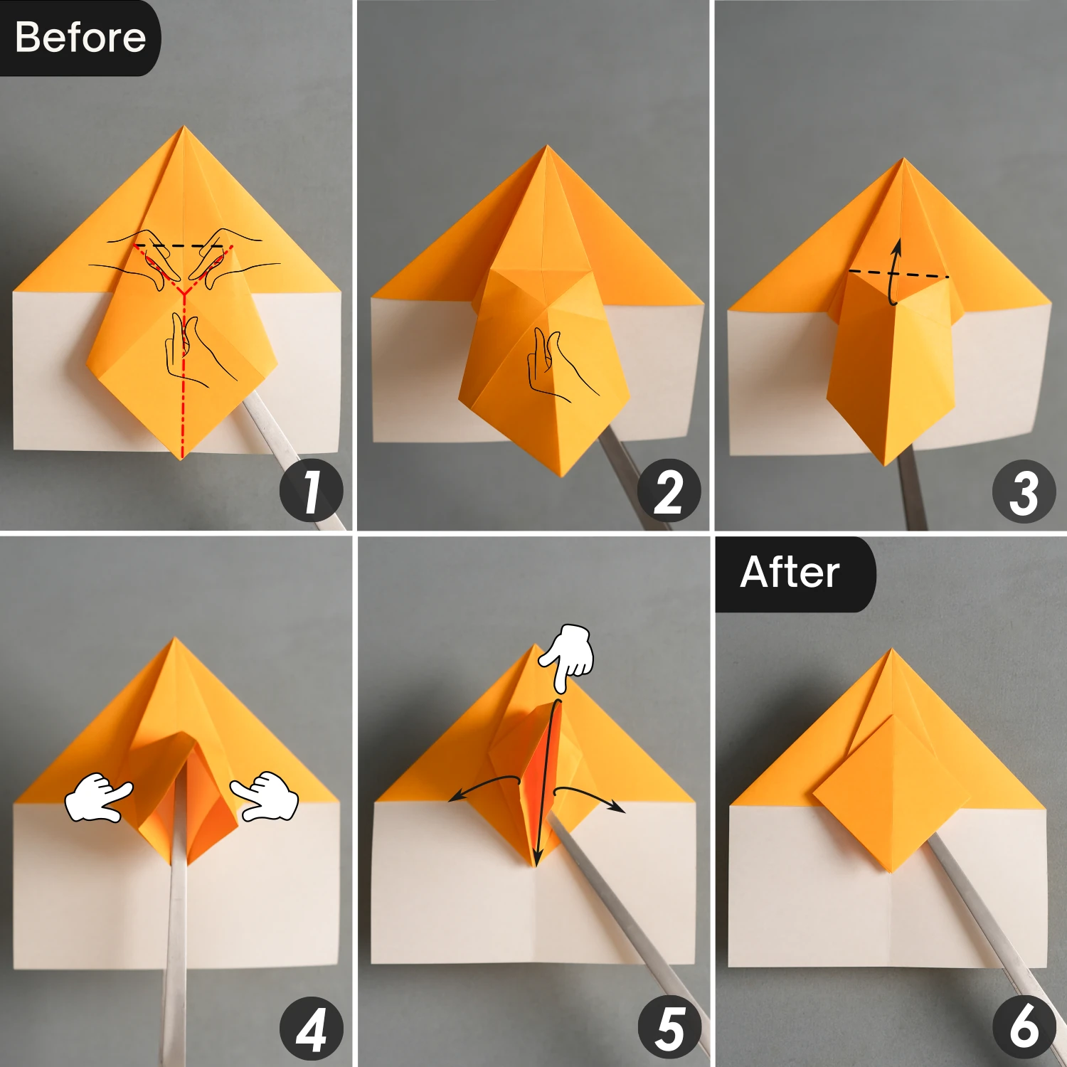 Origami Crane Bookmark | Origamiok