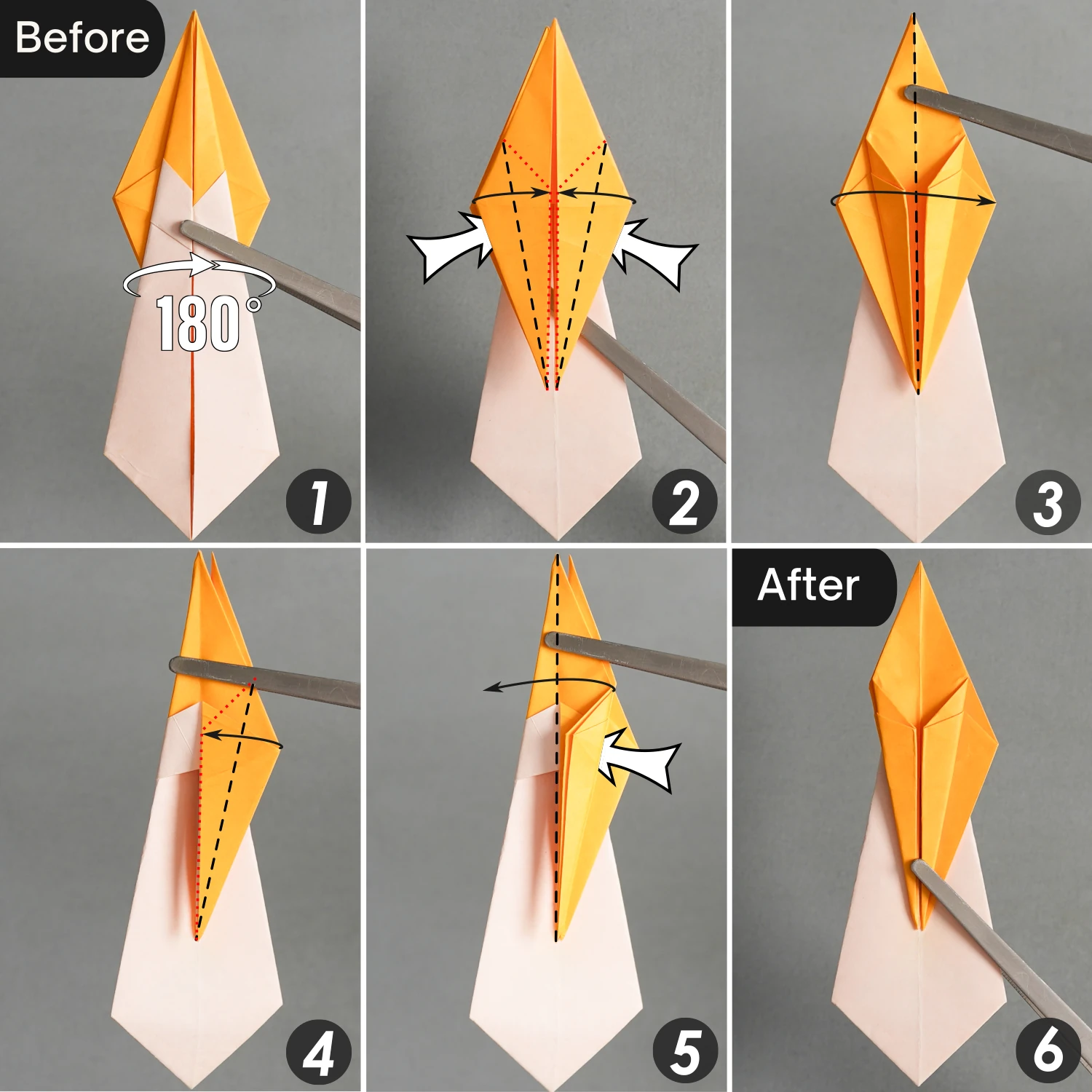 Origami Crane Bookmark | Origamiok