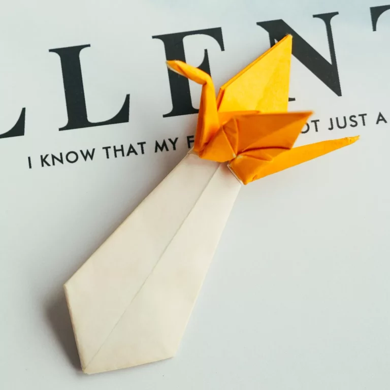 Origami Crane Bookmark | Origamiok