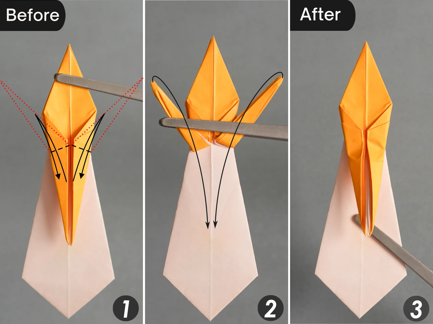 Origami Crane Bookmark | Origamiok