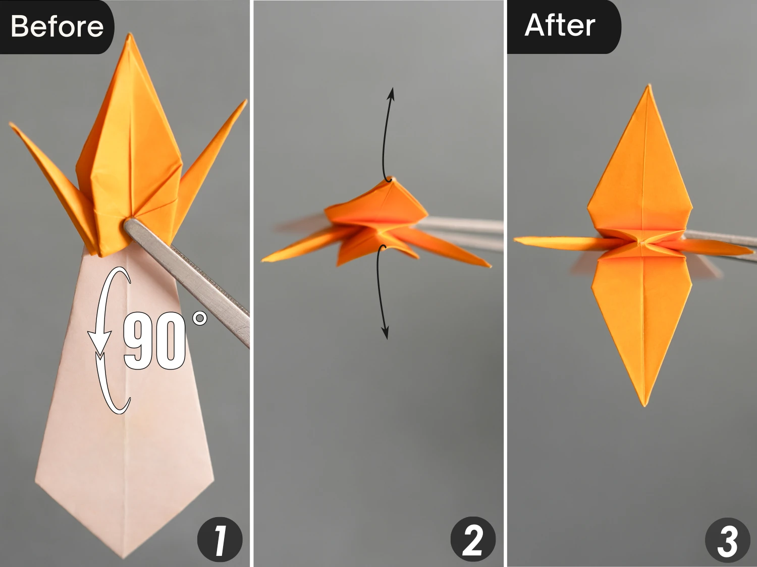 Origami Crane Bookmark | Origamiok