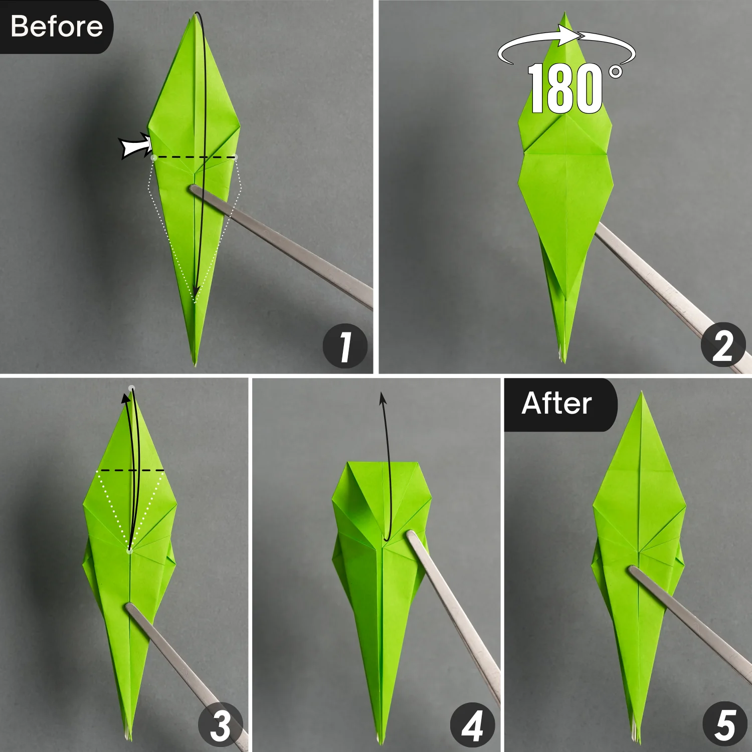 Origami Grasshopper | Origamiok