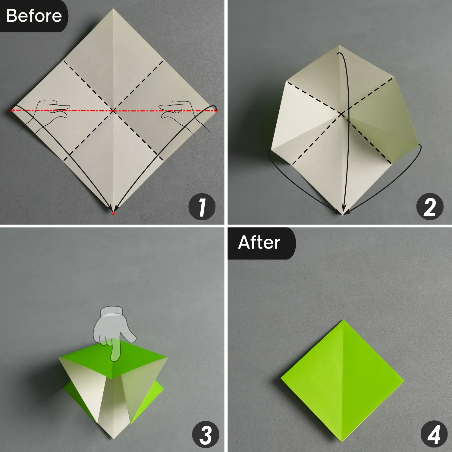Origami Grasshopper | Origamiok