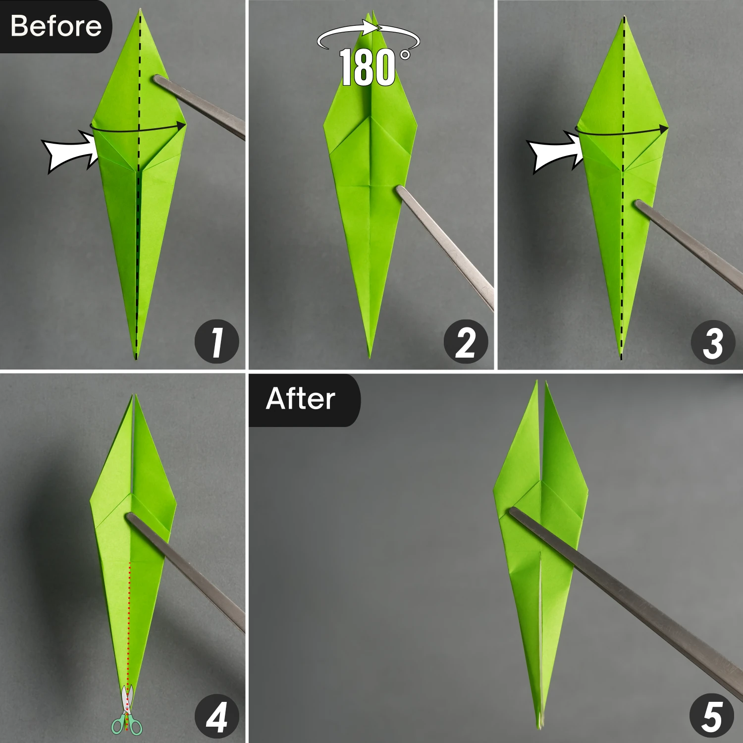 Origami Grasshopper | Origamiok