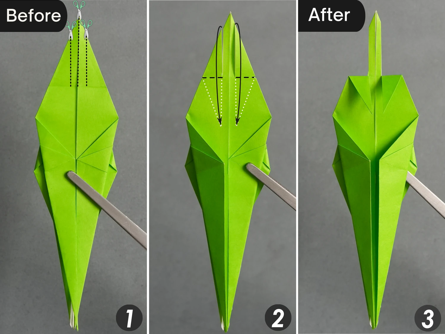 Origami Grasshopper | Origamiok
