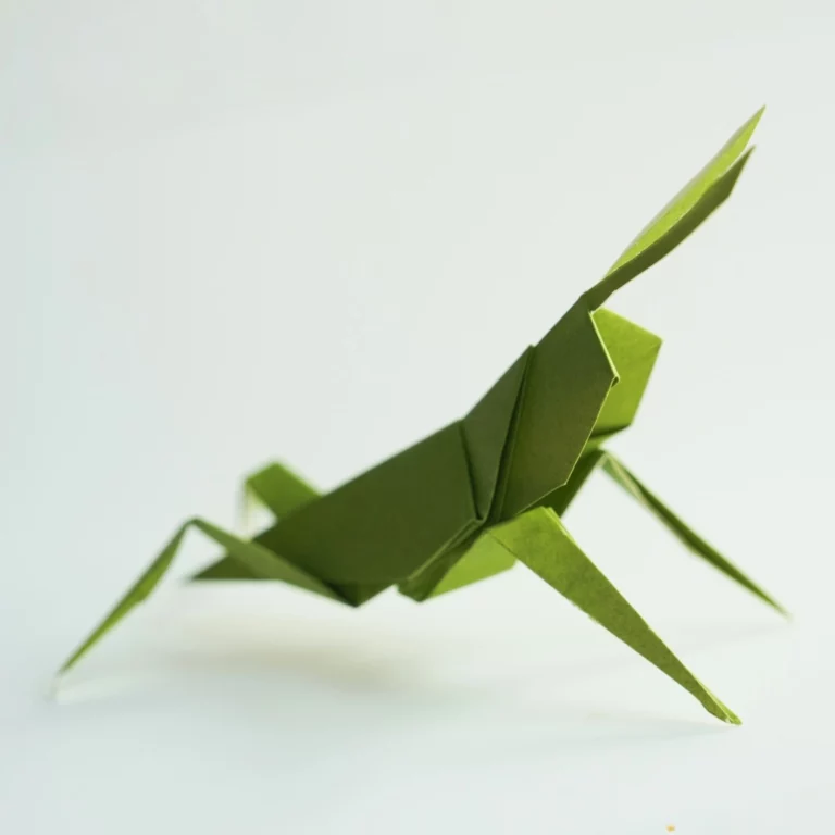 Origami Grasshopper | Origamiok