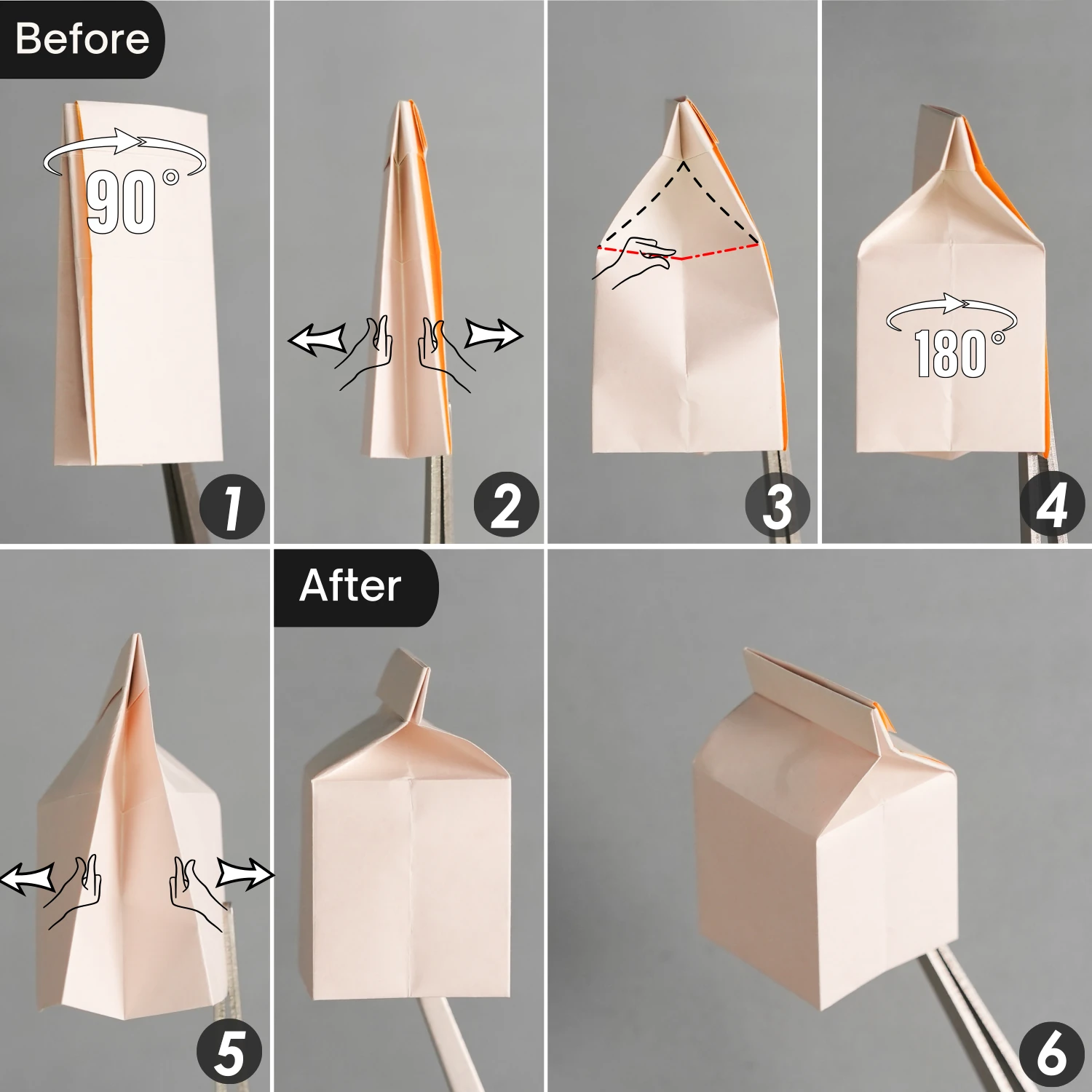 Origami Milk Carton | Origamiok
