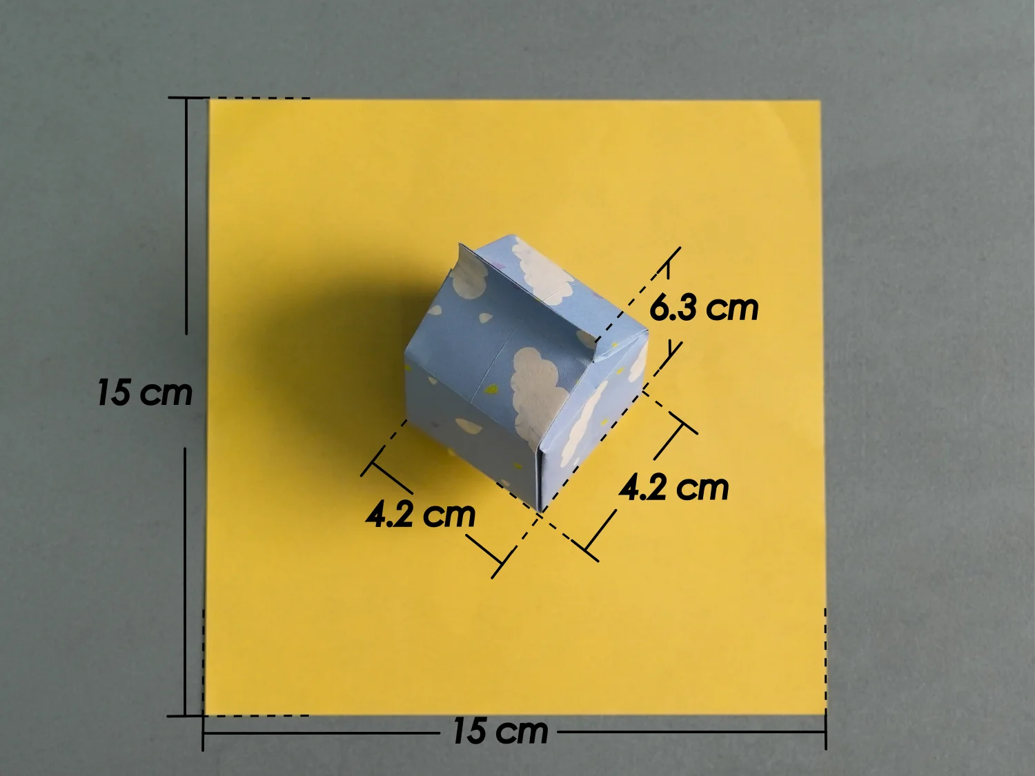 Origami Mini Milk Carton | Origamiok