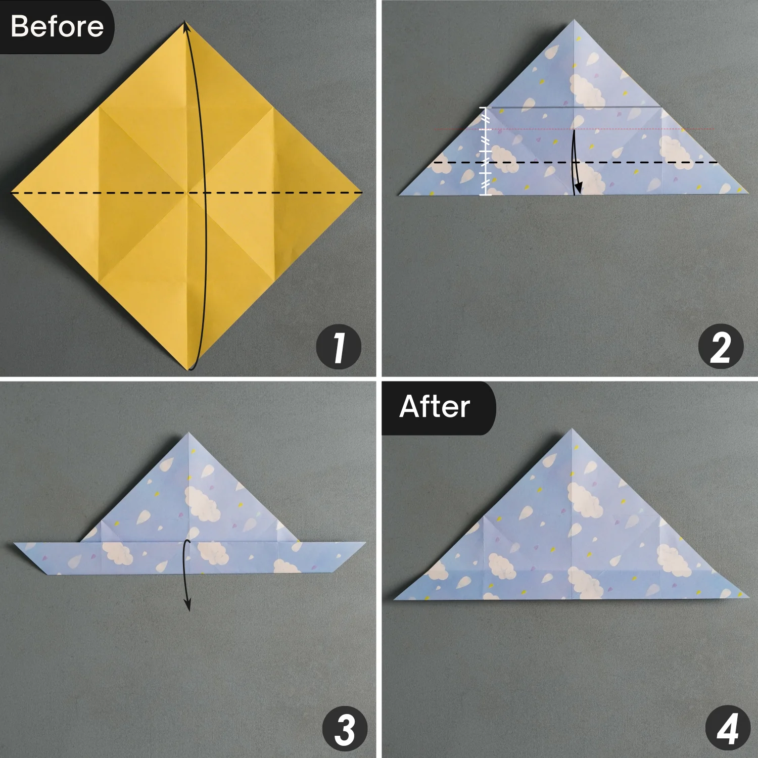 Origami Mini Milk Carton | Origamiok