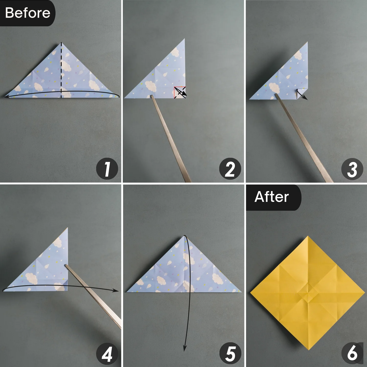 Origami Mini Milk Carton | Origamiok