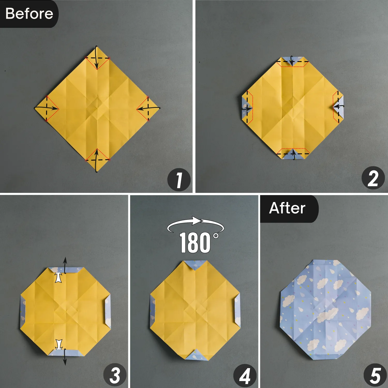 Origami Mini Milk Carton | Origamiok