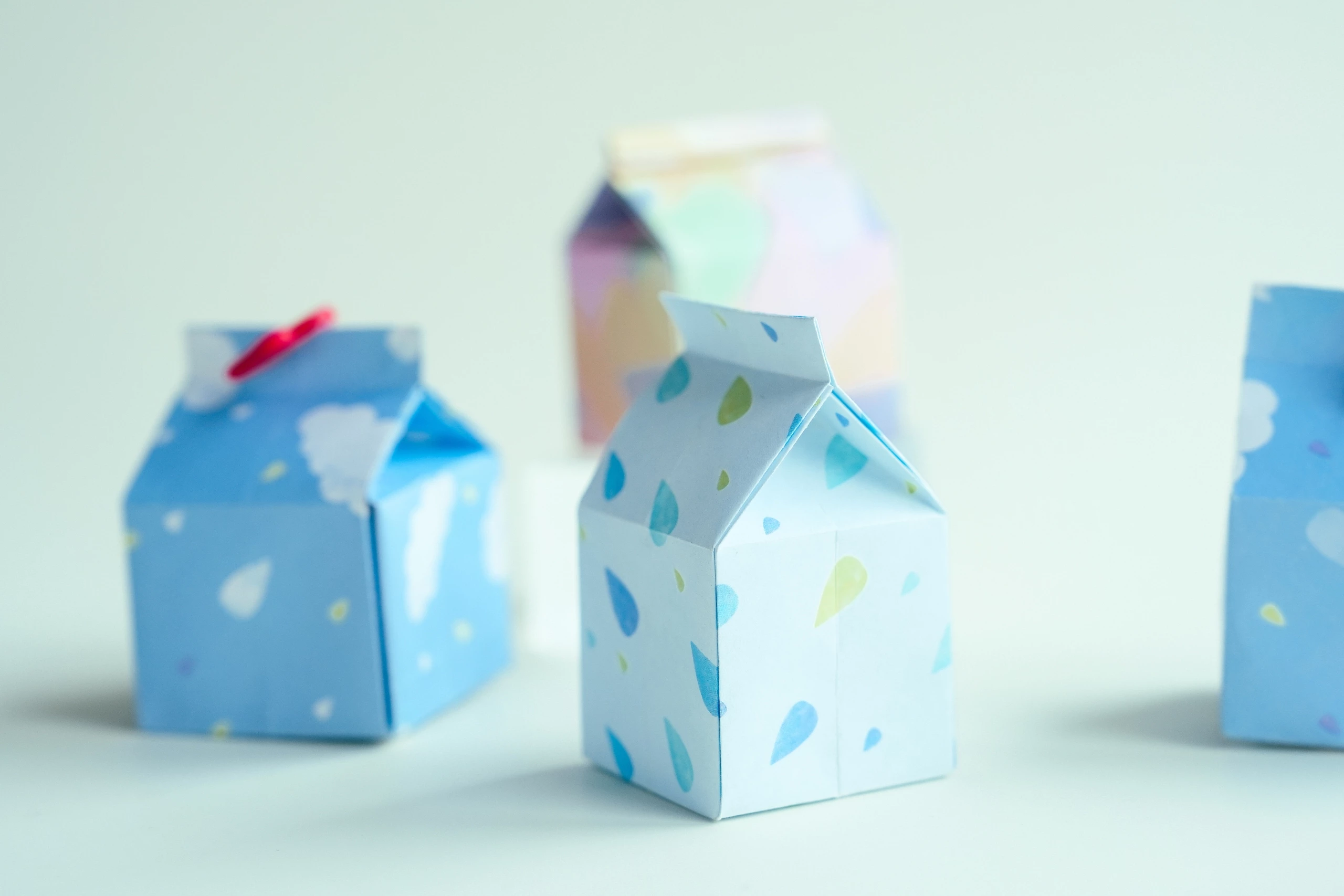 Origami Mini Milk Carton | Origamiok