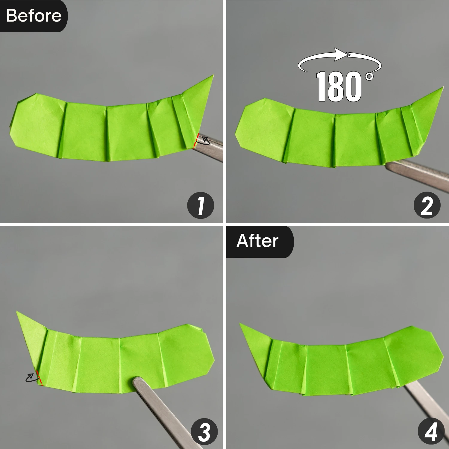 Origami Worm | Origamiok