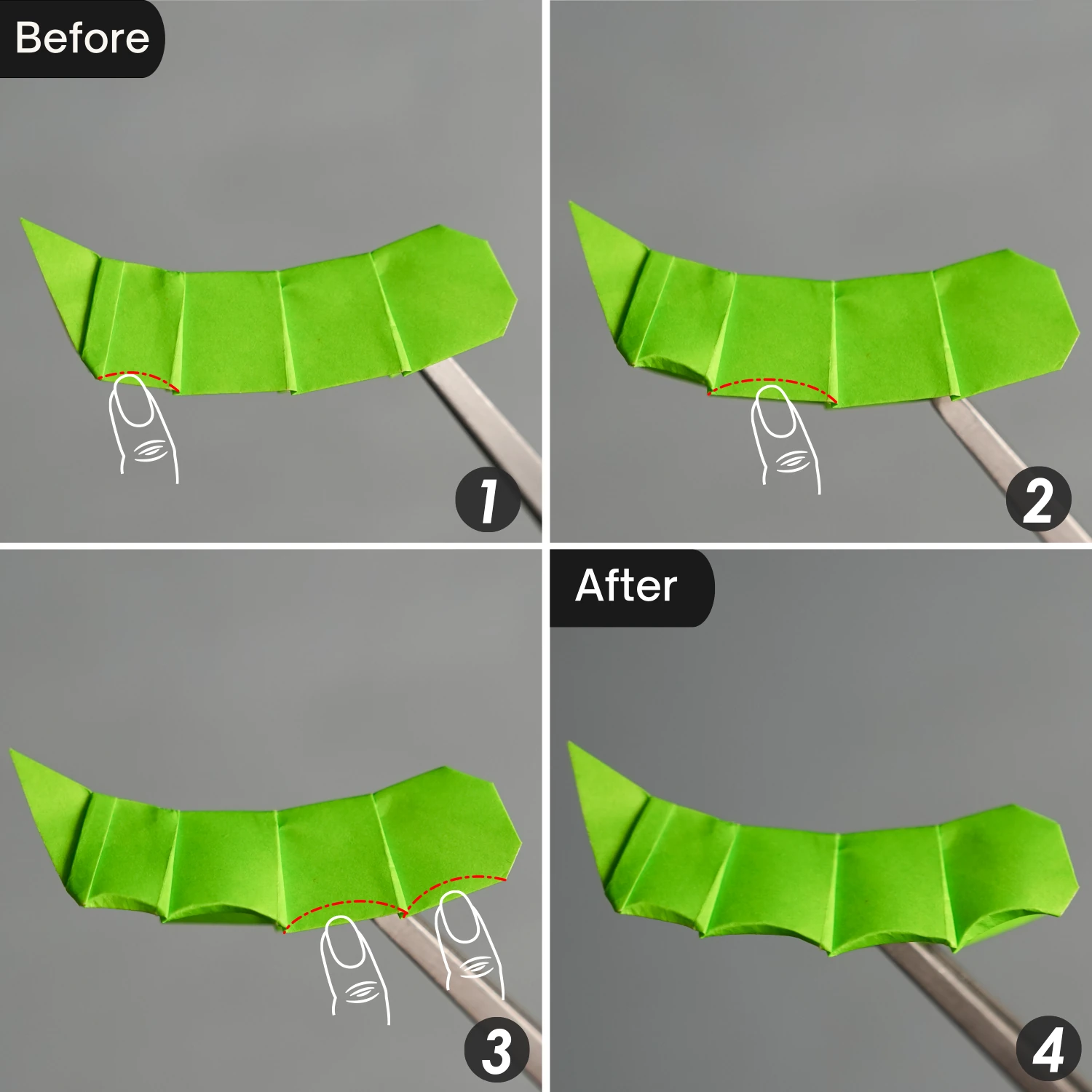 Origami Worm | Origamiok
