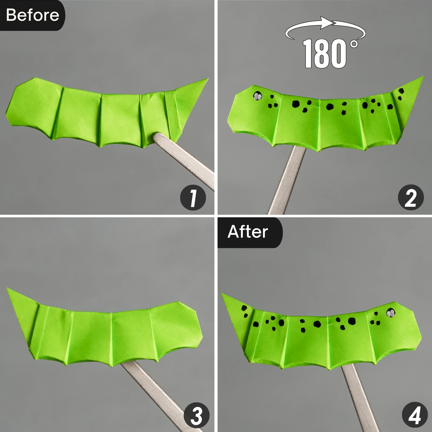 Origami Worm | Origamiok