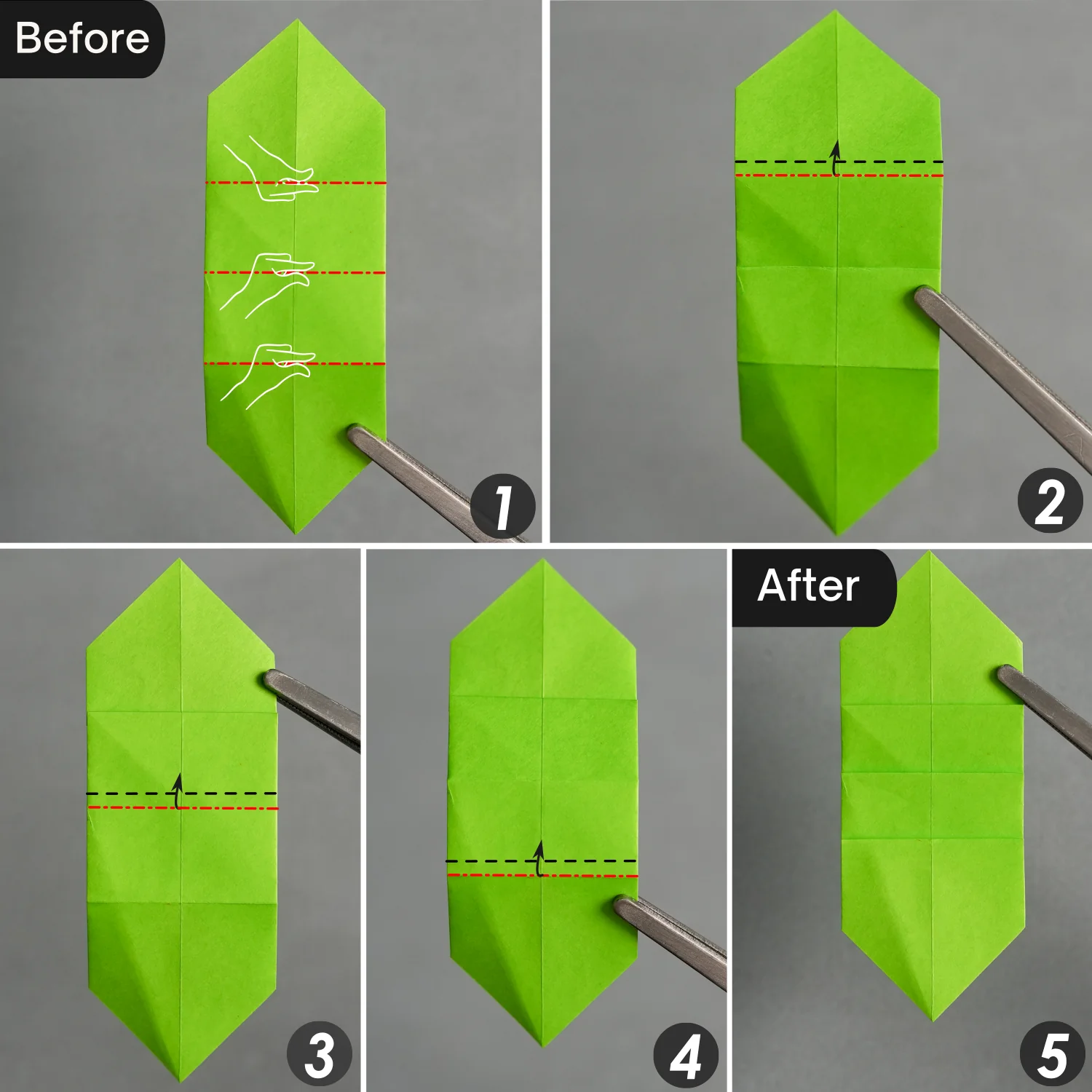 Origami Worm | Origamiok