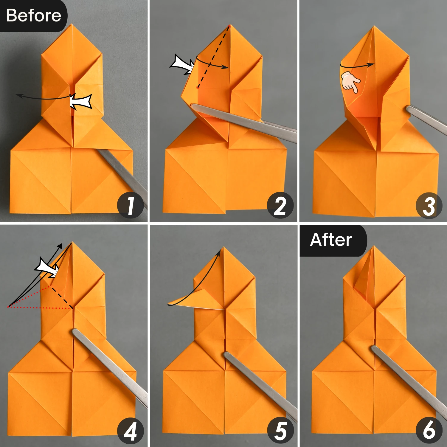 Origami Ant | Origamiok