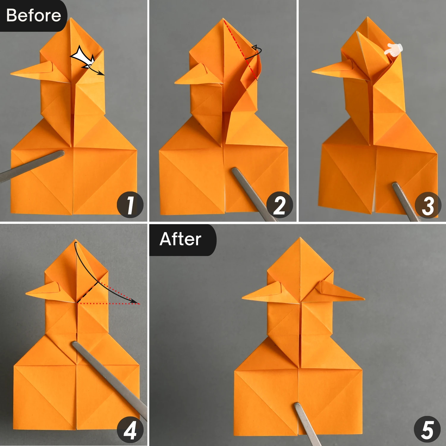 Origami Ant | Origamiok