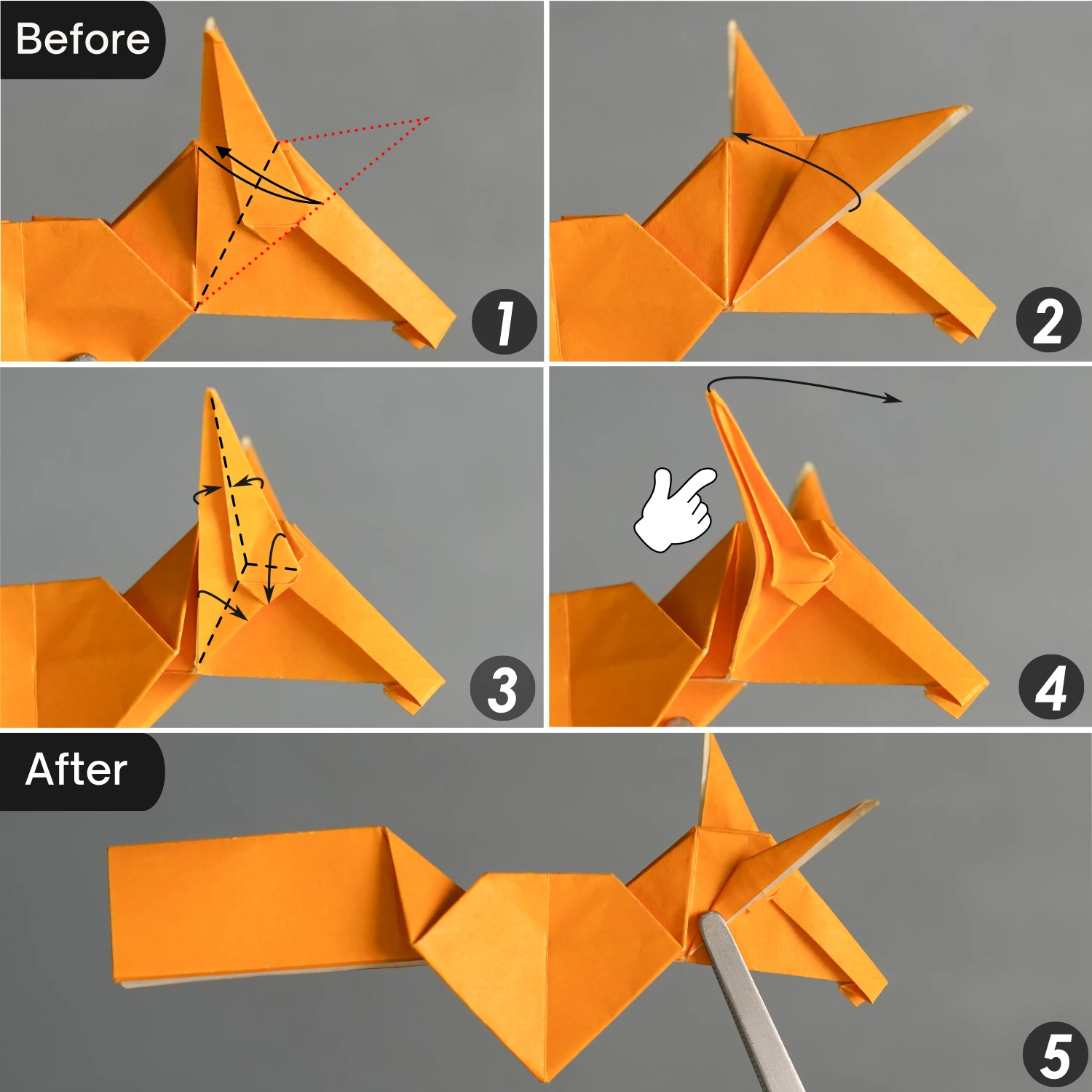 Origami Ant | Origamiok