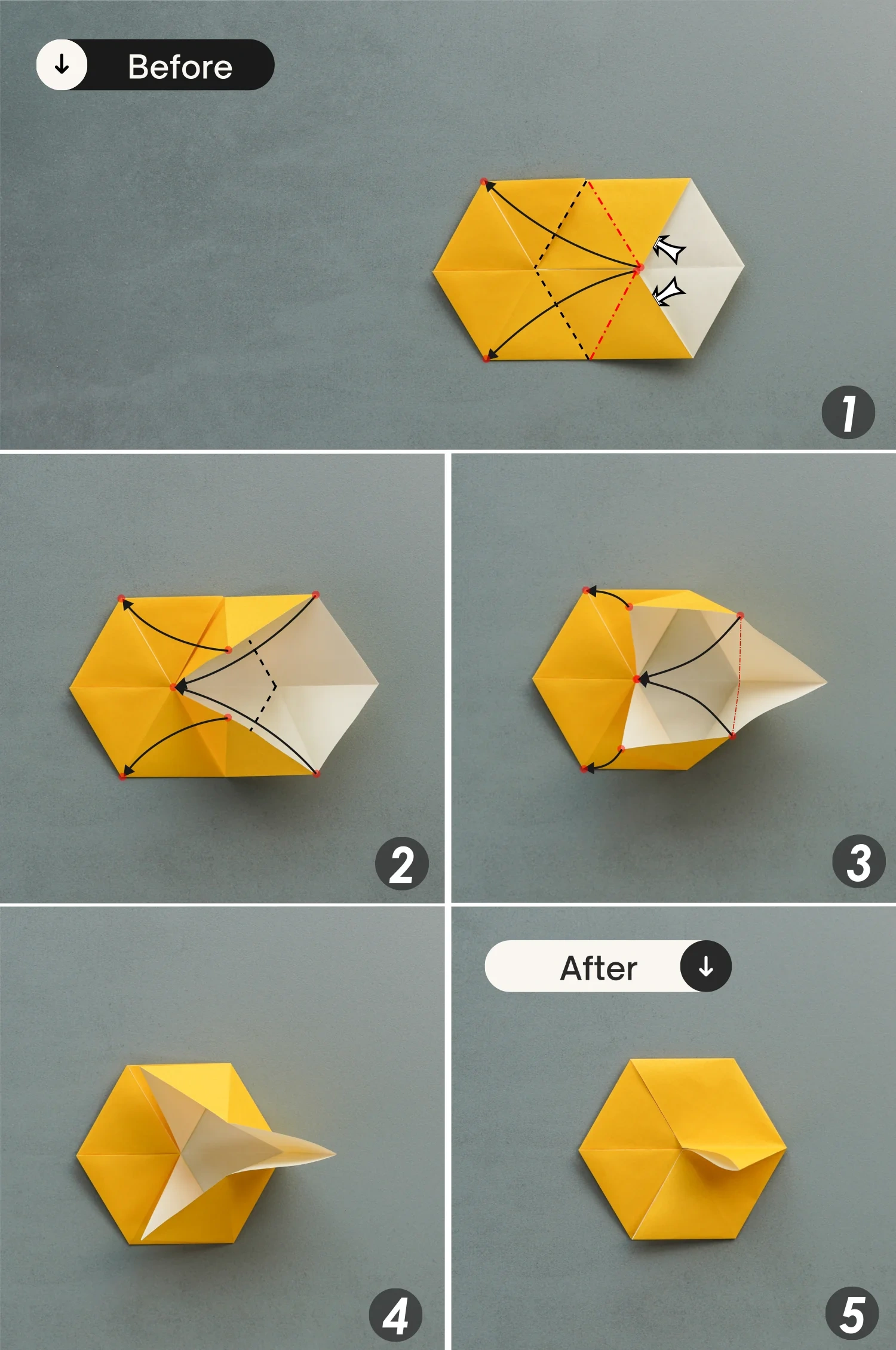 origami snowflake 15
